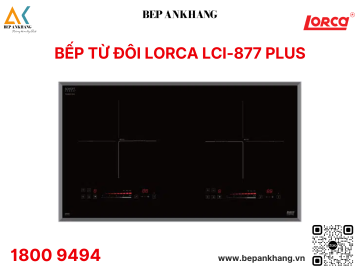 Bếp từ đôi Lorca LCI 877 PLUS